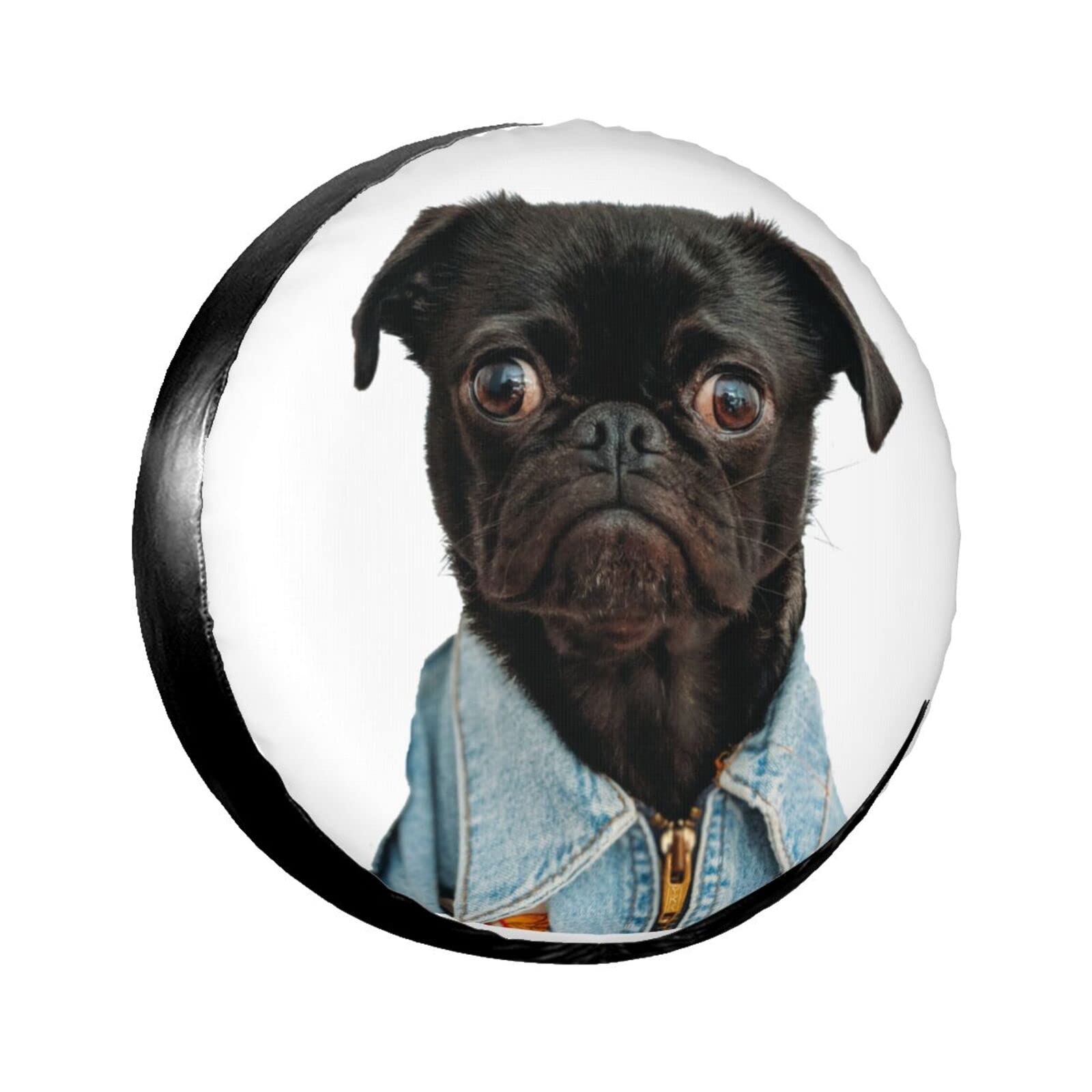 Custom Spare Tire Cover, Personalized RV Spare Tire Cover Design Your Own Image Text, Customized Wheel Tire Cover Waterproof Dust-Proof for Trailer Camper SUV Truck Universal All Vehicles (14