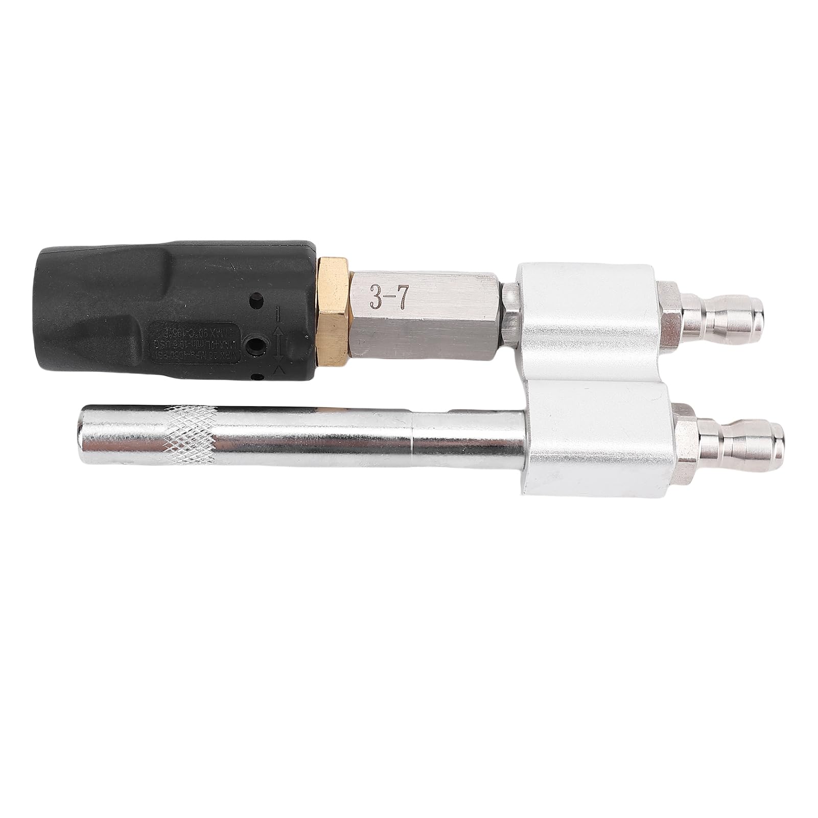 Boquilla de lavado a presión 3, punta de 7 Gpm con conector rápido de 4 pulgadas para tareas altas y múltiples