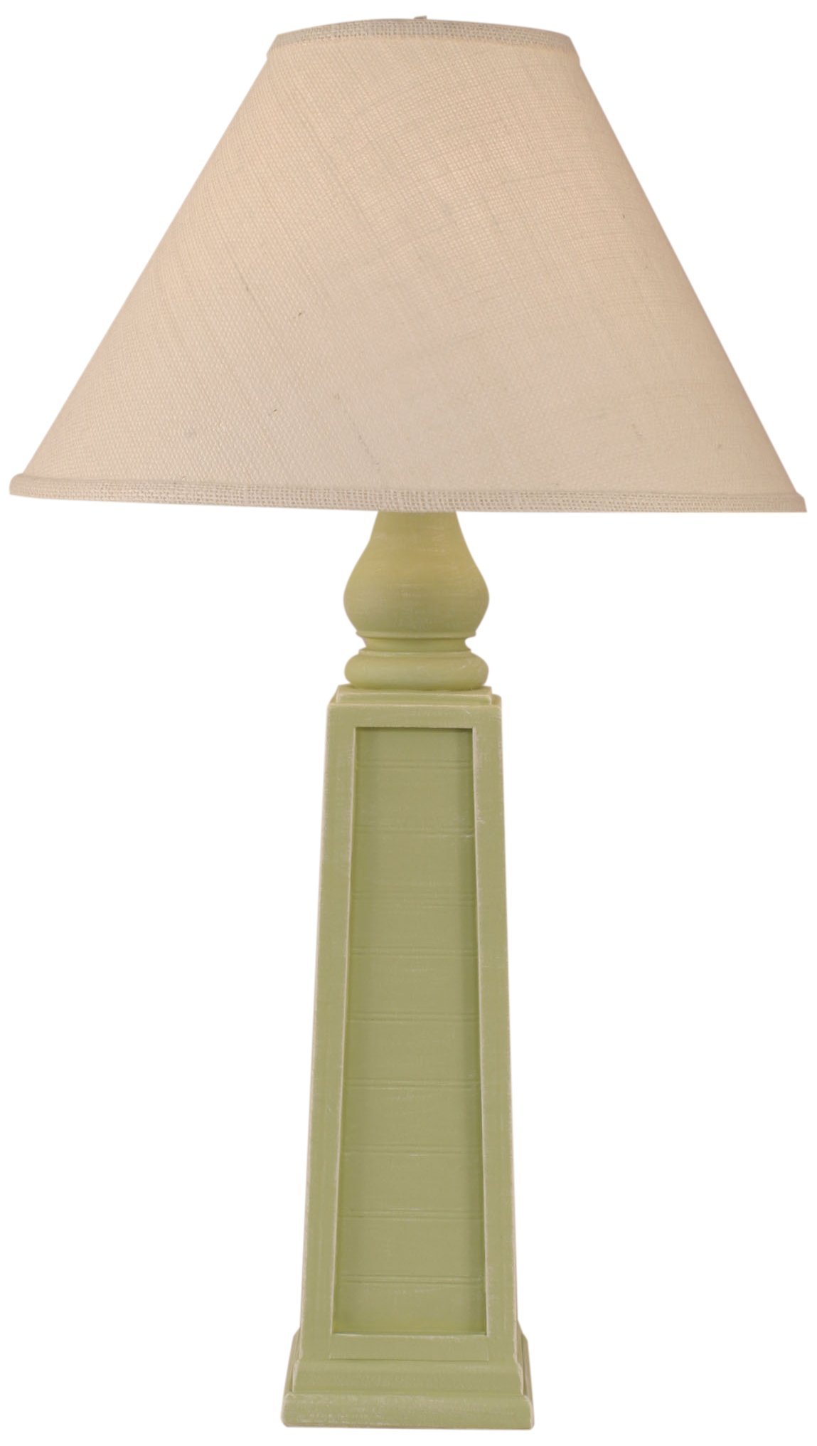 Weathered Seagrass Pyramid Table Lamp