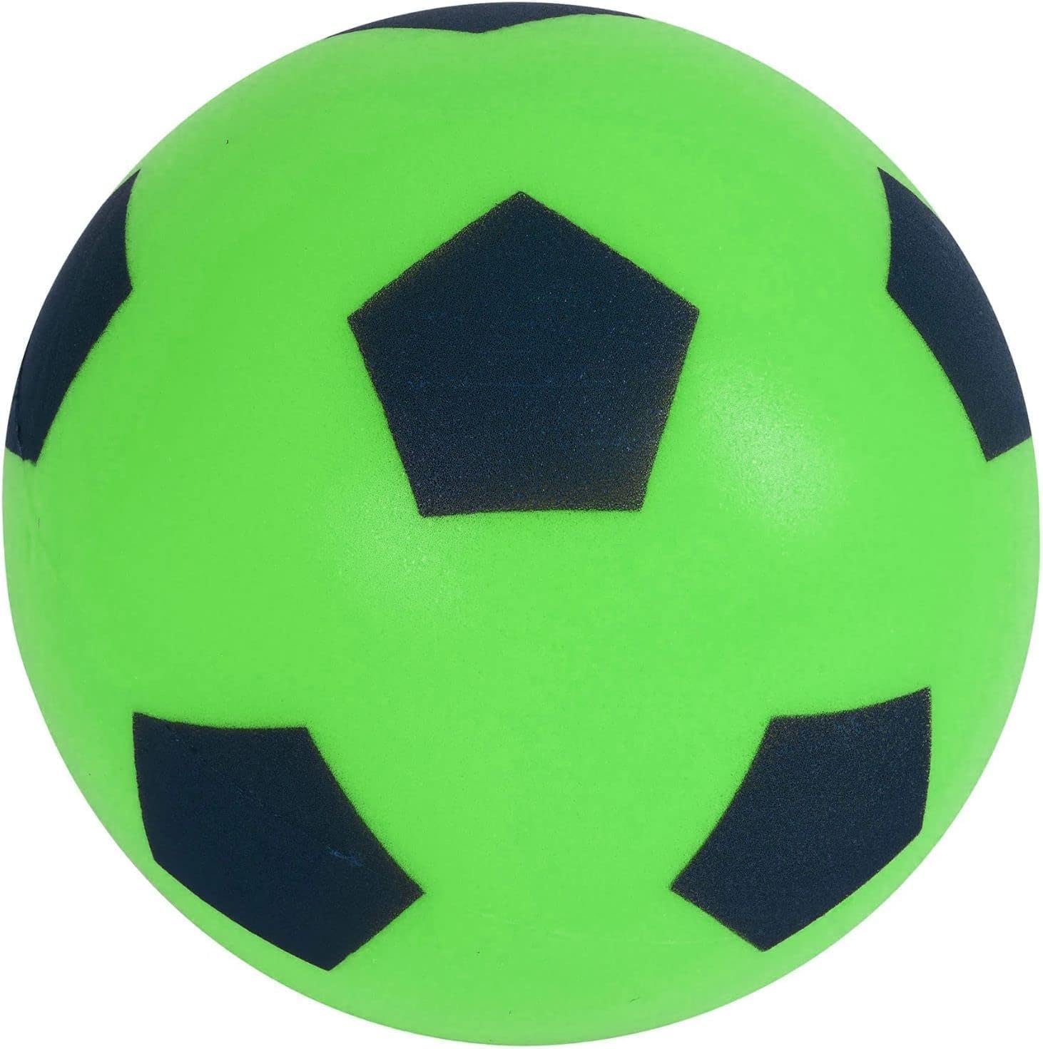 eMKay® 20cm GREEN Football | Indoor/Outdoor Soft Sponge Foam Soccer Ball Great Fun For Adults And Kids Boys & Girls