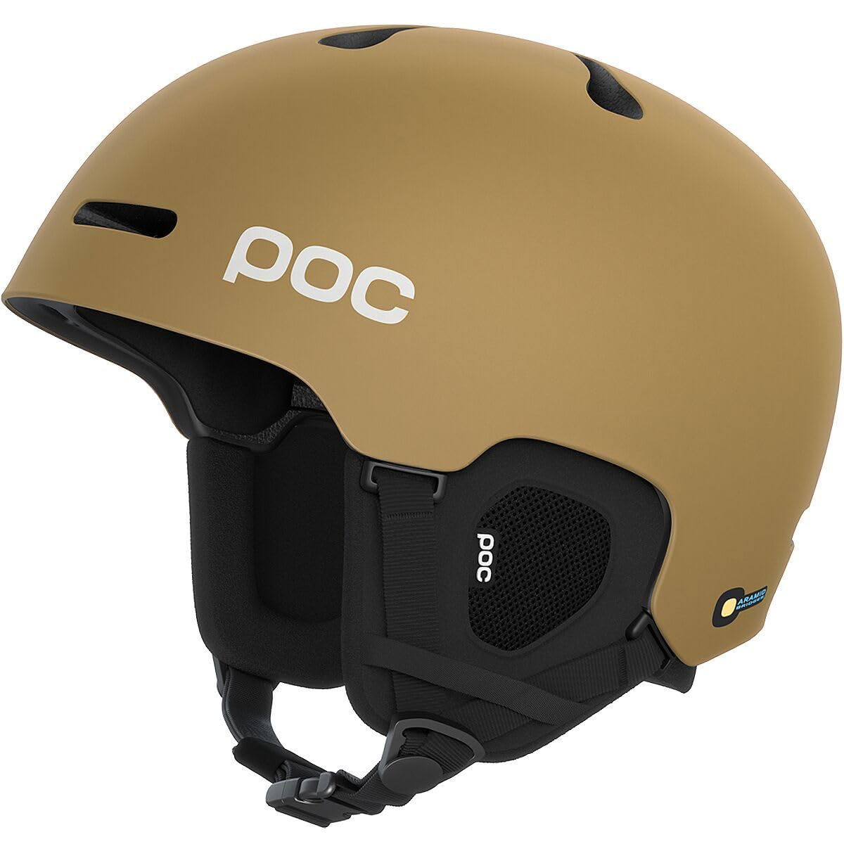 POC Fornix MIPS - Leichter Ski- und Snowboardhelm für einen optimalen Schutz auf der Piste, bei Skitouren und Freeriden, Aragonite Brown Matt, XS-S (50-56cm)