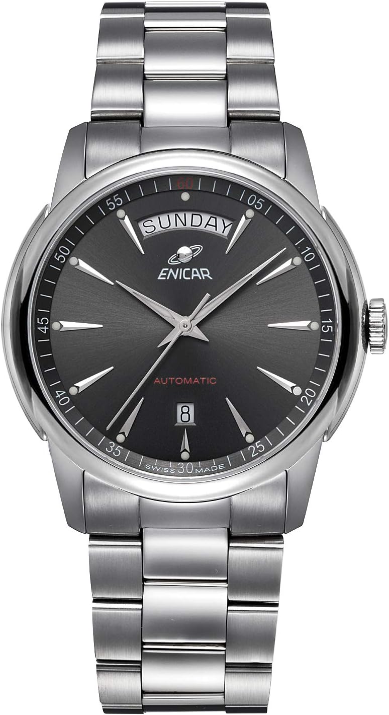 Enicar Men's RED Label Swiss Automatic Watch (Model No.: 1169-50-357aB)