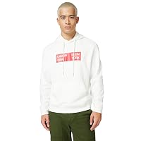 Calvin Klein Uomo Felpa con Cappuccio Terry Box Graphic Regular Fit