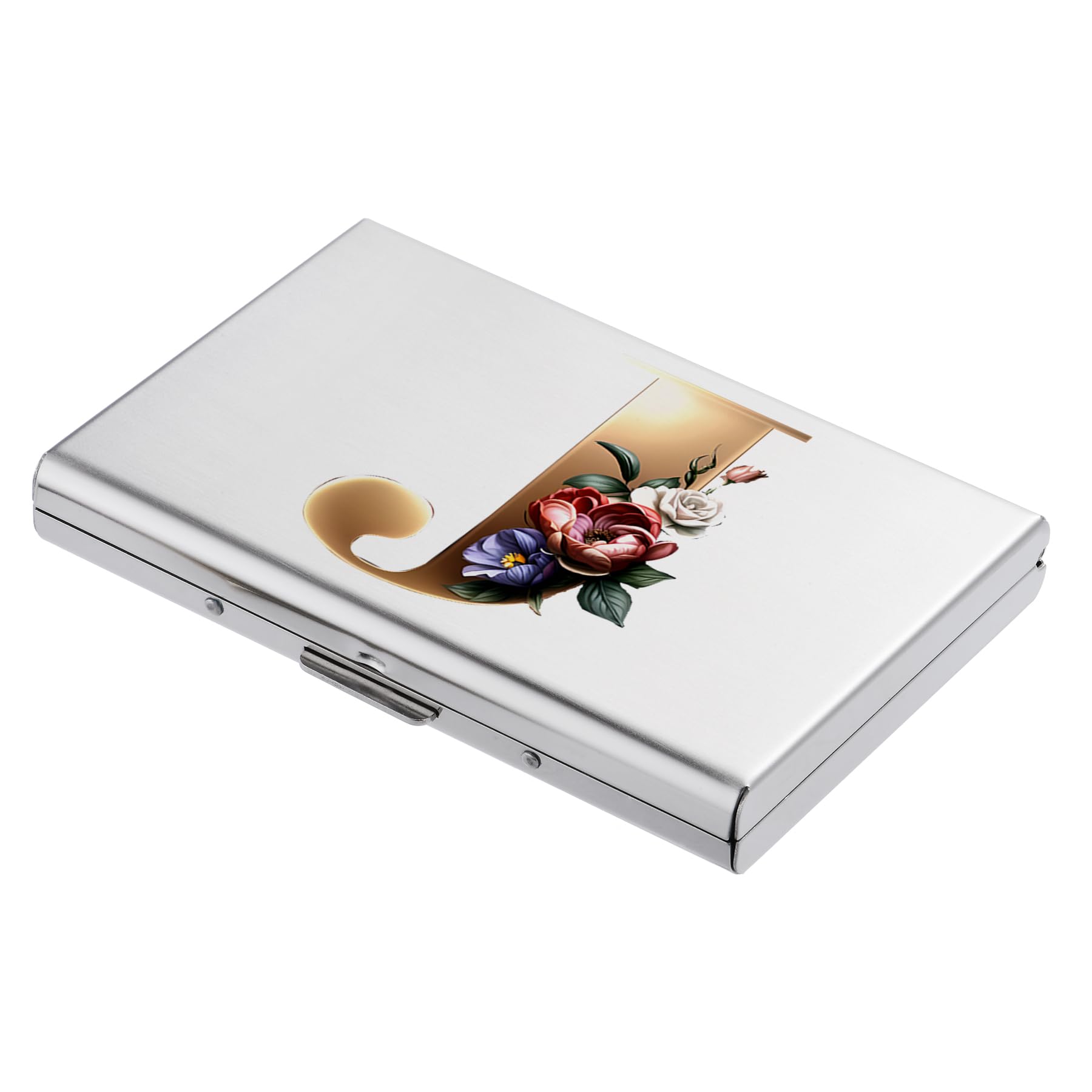 BONSYL Credit Card Holder, Slim RFID Blocking Card Holder Wallet, Fashionable Design and Artistic Patterns Metal Credit Card Holder Wallet, for Men