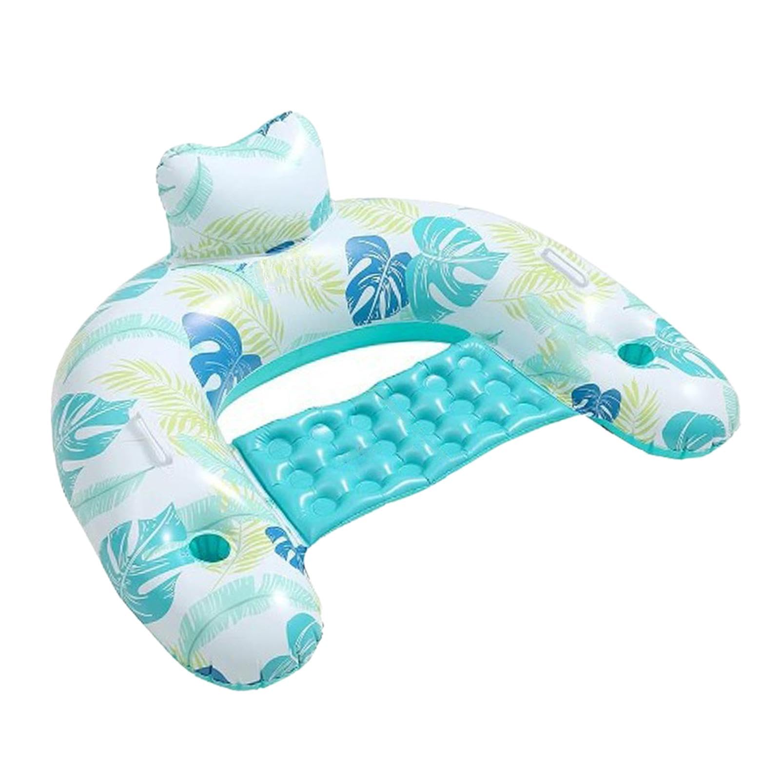 Pool Float Chair Lounge Sofa Floating Pool Chair for Relaxing Vocation Beach Blue-image-47