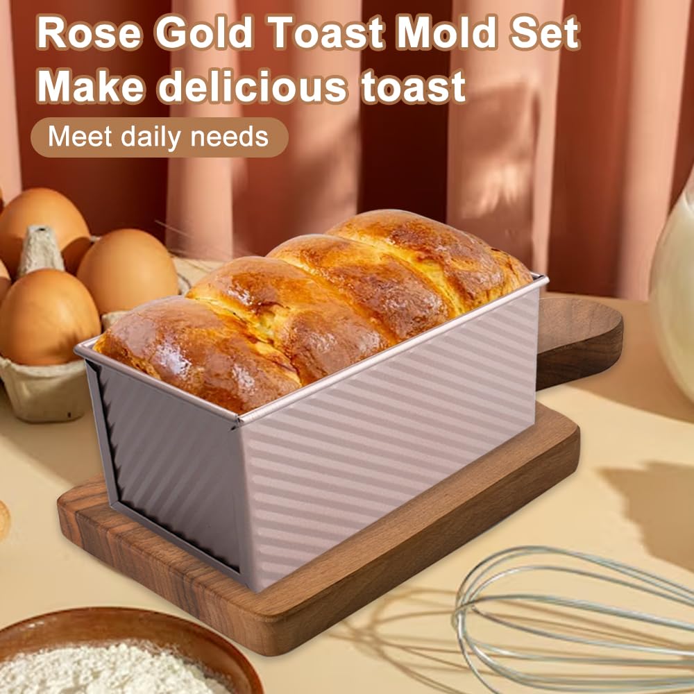 Moule à Pain De Mie Antiadhésif Avec Couvercle | Cerf Dellier