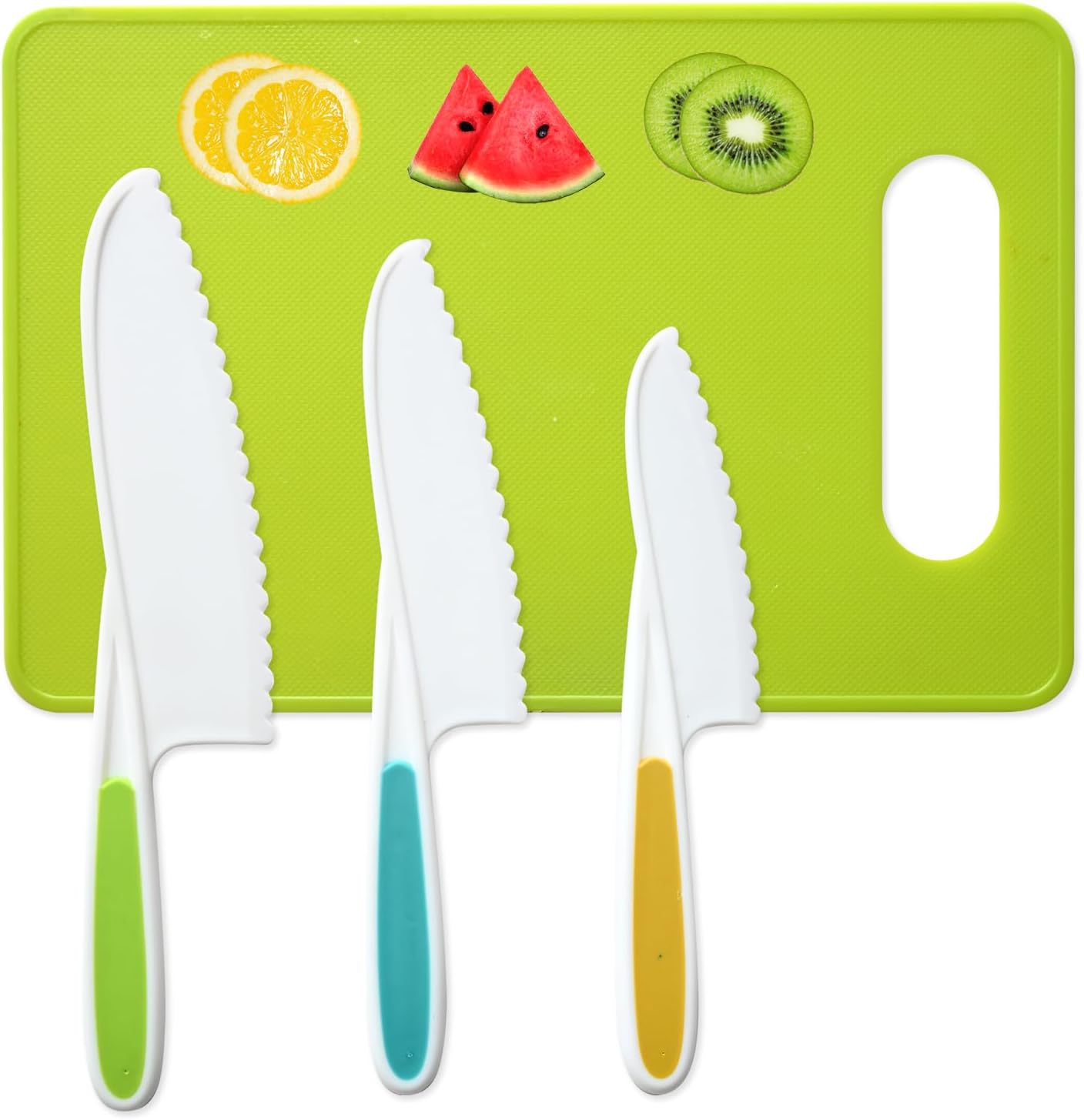 JAOBHAHY Kids Cooking Sets Real,Toddler Knife Set,Kids