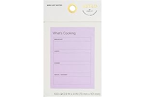 Noted by Post-it® Meal Planning Notes