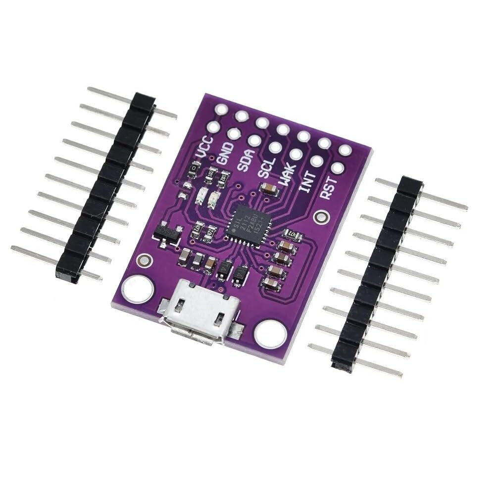 2 pièces Carte de débogage CP2112, Module de Communication USB vers I2C IIC, MicroUSB 2112 pour CCS811