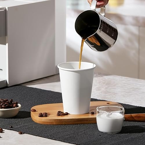 Miniatura 3 de JOLLY PARTY Paquete de 300 tazas de café de papel desechables de 12 onzas, tazas de bebida calientefría para agua, tazas de café de papel, tazas de