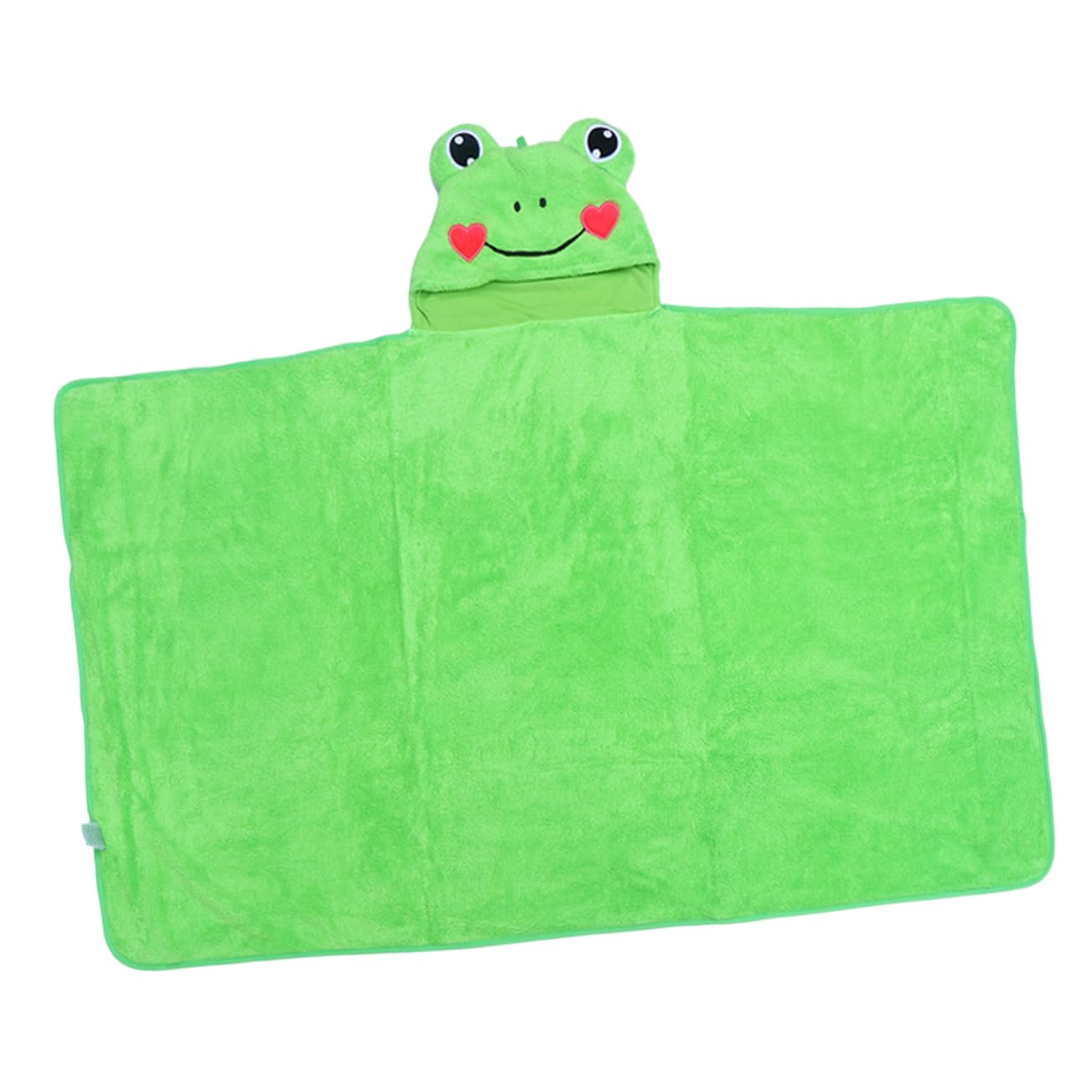 COLLBATH Poliestere Asciugamano Verde da Bagno per Bambini