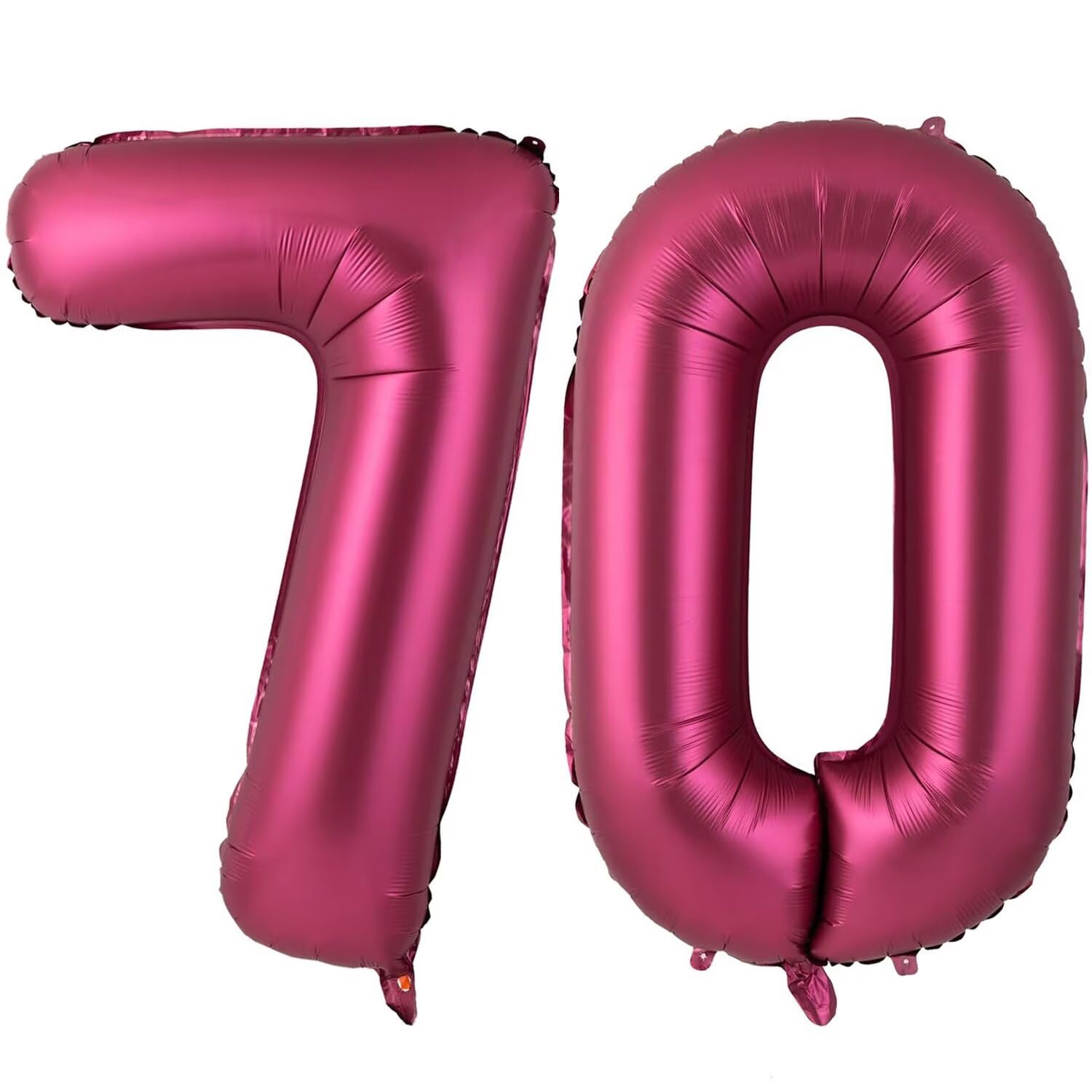 40 Inch Burgundy 70 Balloon, Wine Red Number 70 Balloons, Burgundy Large Foil Number Balloons, Birthday Wedding Anniversary Baby Show Party Decoration — image 1