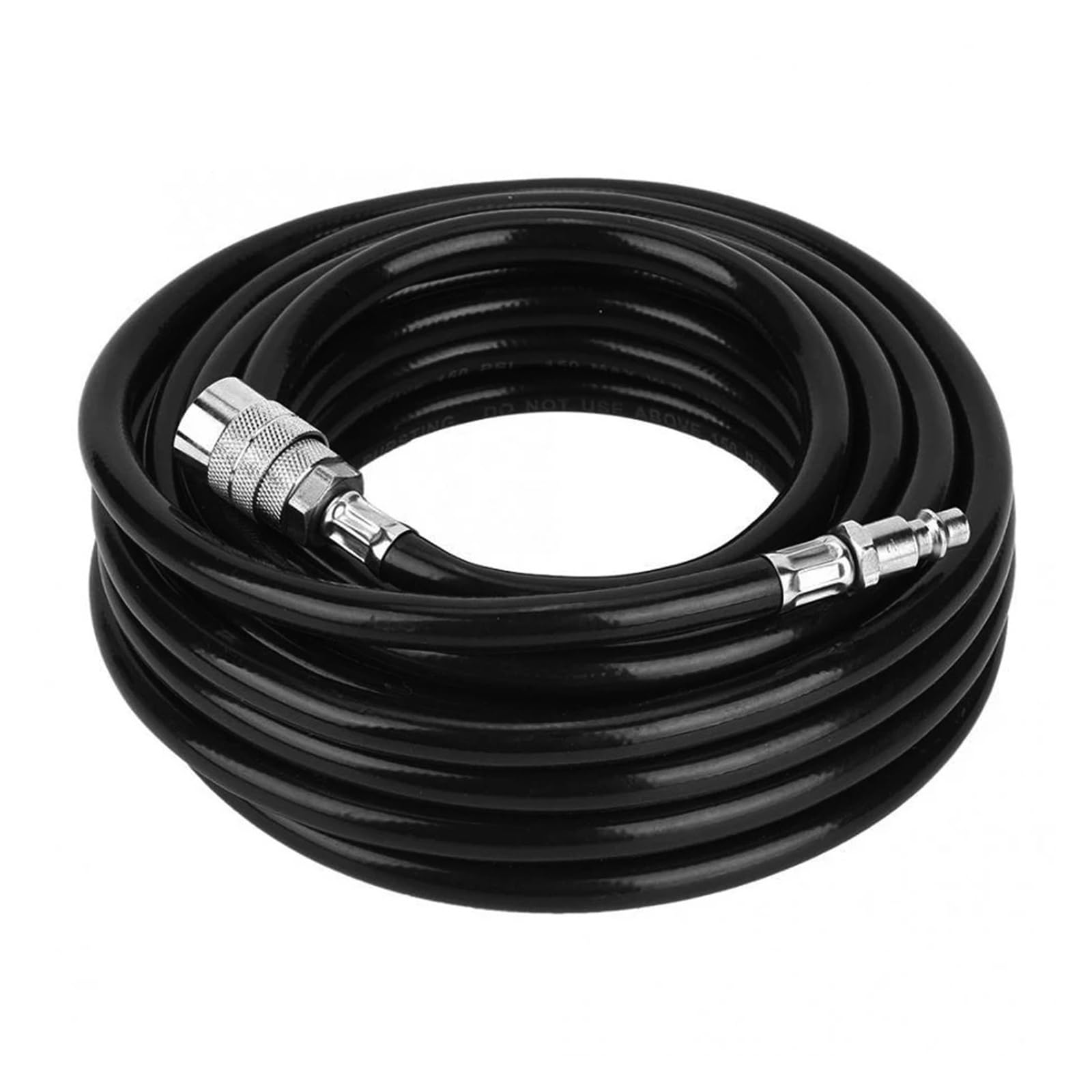 Manguera flexible de goma de 7,5 M con acoplador rápido tipo EE. UU., macho y hembra, piezas de accesorios for manguera de compresor de aire neumático de 24,6 pies Toda la estructura es simple