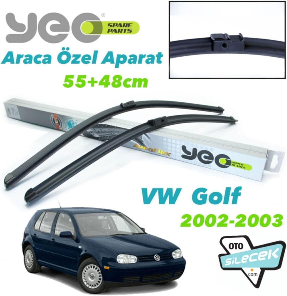 Yeo Vw Golf 4 ile Uyumlu Silecek Takımı 2002-2005