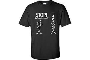 Stop You're Under A Rest Police Music Humor Graphic Novelty Funny T Shirt