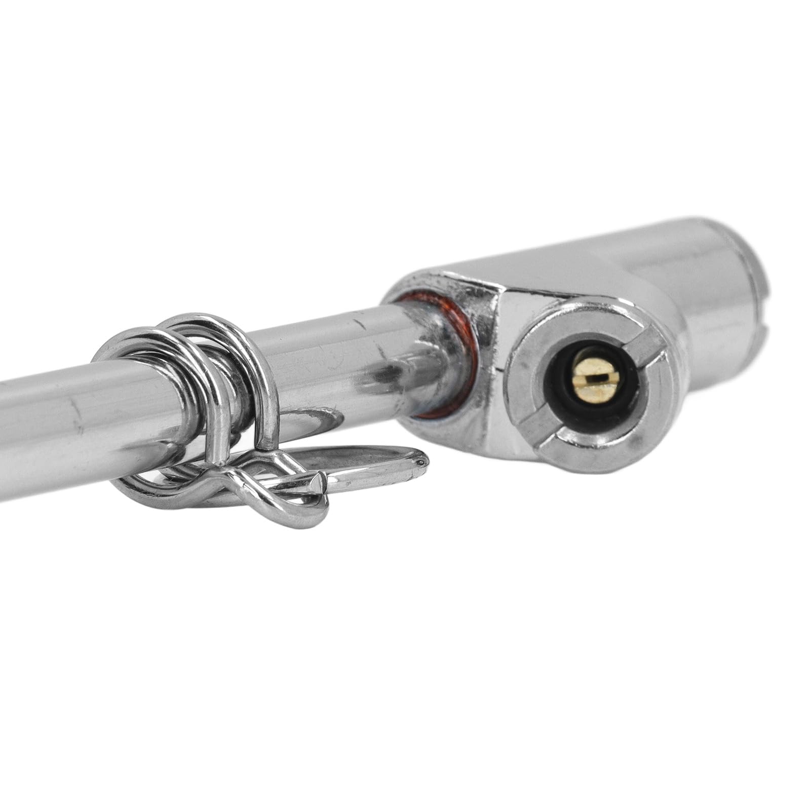 4 pièces manomètre de Pneu 10-160PSI avec Plaque d'échelle en Acier Inoxydable à Double tête Outil de Mesure mécanique de la Pression des pneus pour Camion Voiture vélo