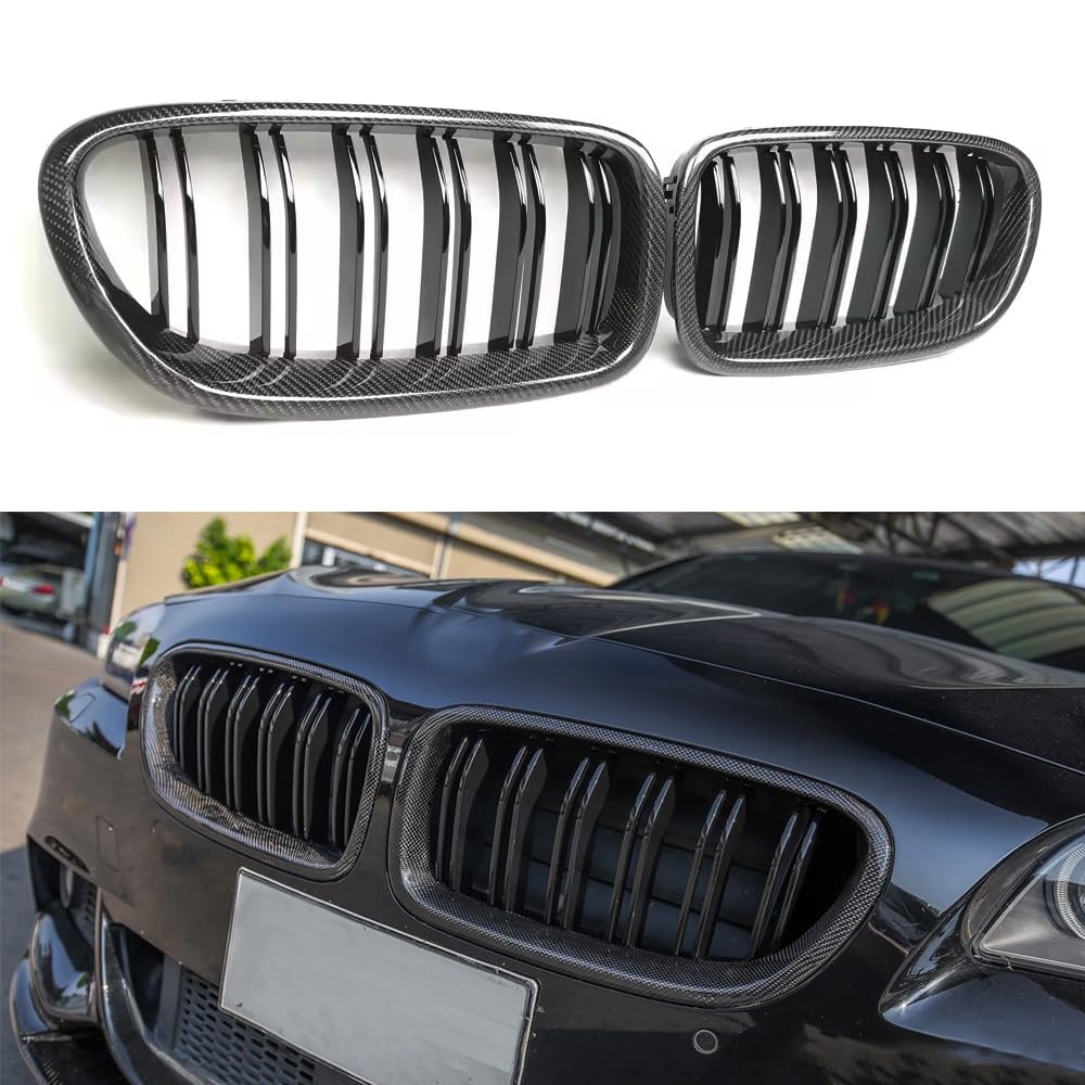 Amazon | カーボンファイバー フロント交換用キドニーグリル BMW 5
