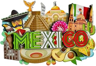 Mexico Fridge Magnet Travel Souvenir Home Decor Refrigerator Creative Wooden Craft Collection