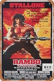 Photo Gallery zuhhgii poster retrò del film rambo first blood part 2 1985, targa in metallo vintage del film vecchio stile classico cartello tv bar regalo karaoke music club ristorante uomo grotta decorazione da Photo Gallery zuhhgii poster retrò del film rambo first blood part 2 1985, targa in metallo vintage del film vecchio stile classico cartello tv bar regalo karaoke music club ristorante uomo grotta decorazione da