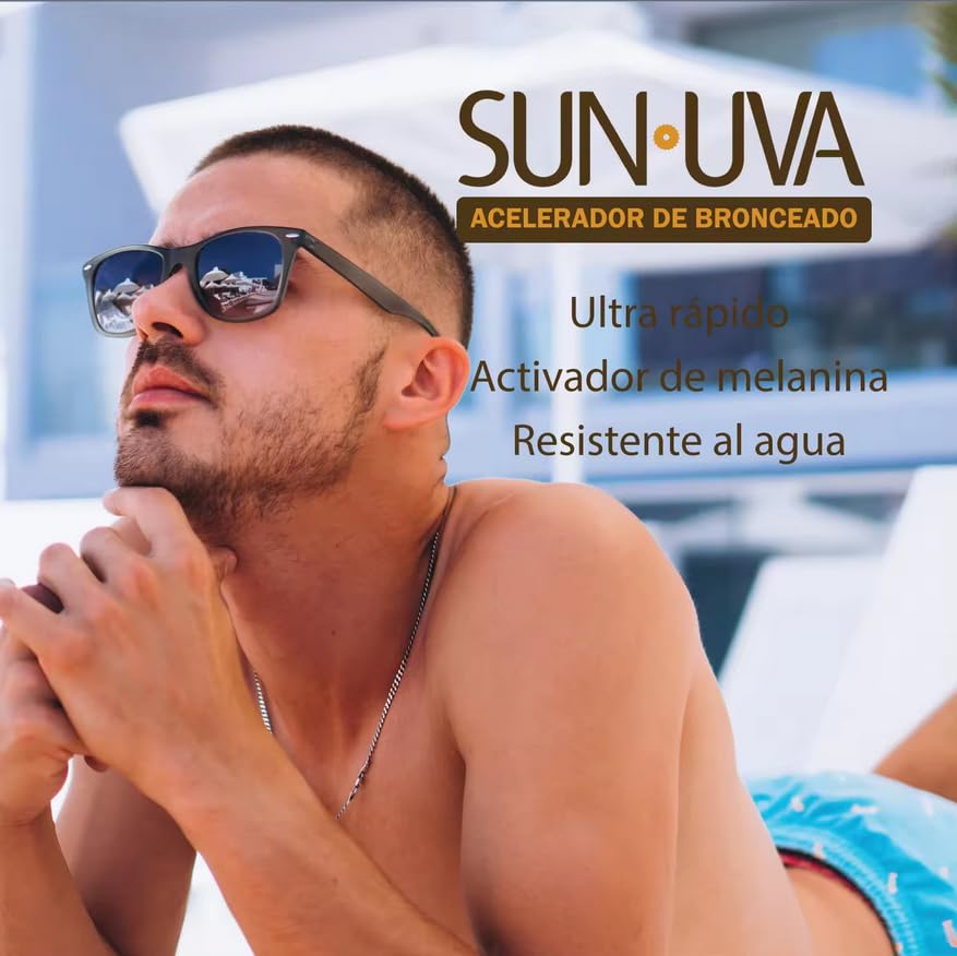 Sun Uva Acelerador de Bronceado sin SPF activador de melanina