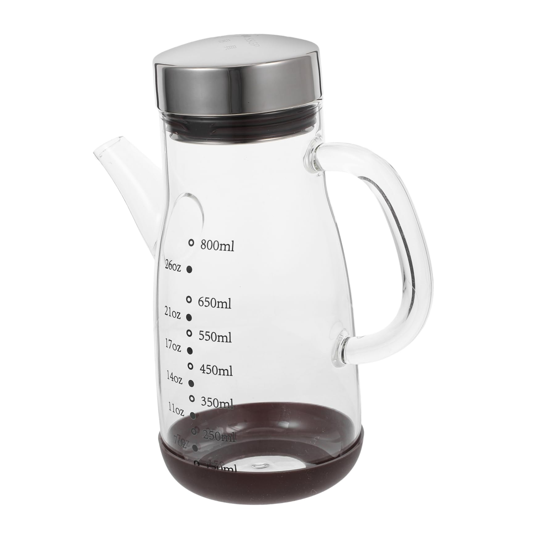 MYXJX oil dispenser, 1pc Large Capacity Glass Oil Pot Sealing Practical Bottle for Vinegar and Condiment Storage Easy