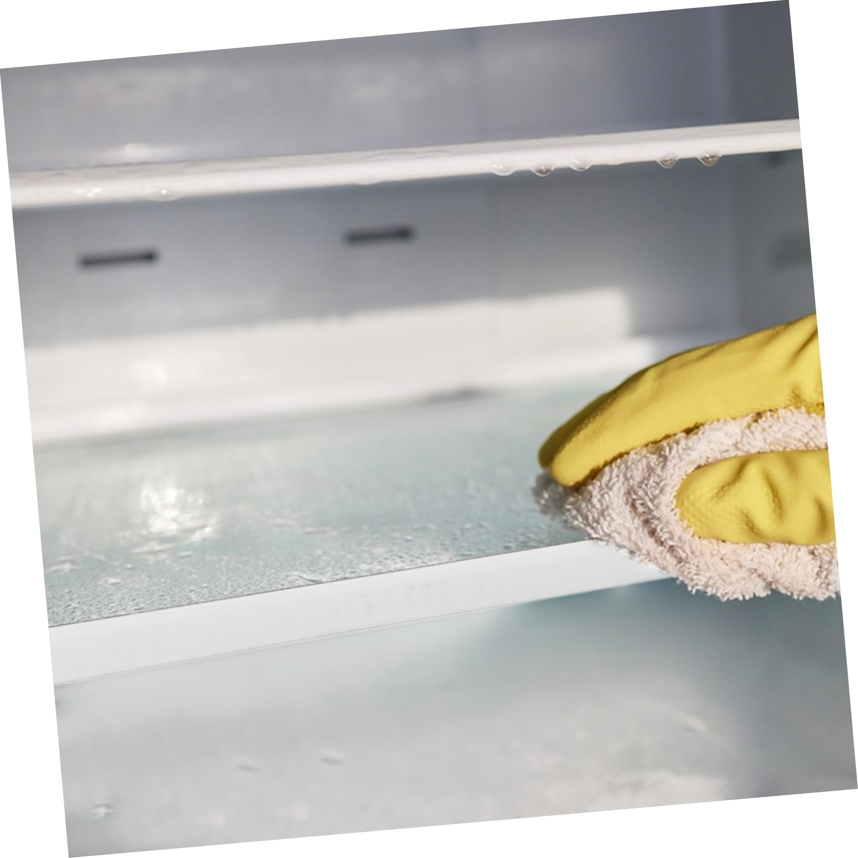Ripiano in Vetro per Refrigeratore, Divisorio Interno Robusto e Facile | Vetro Temperato e Lega, Installazione Semplice, per Casa e Ufficio, Organizza Cibo