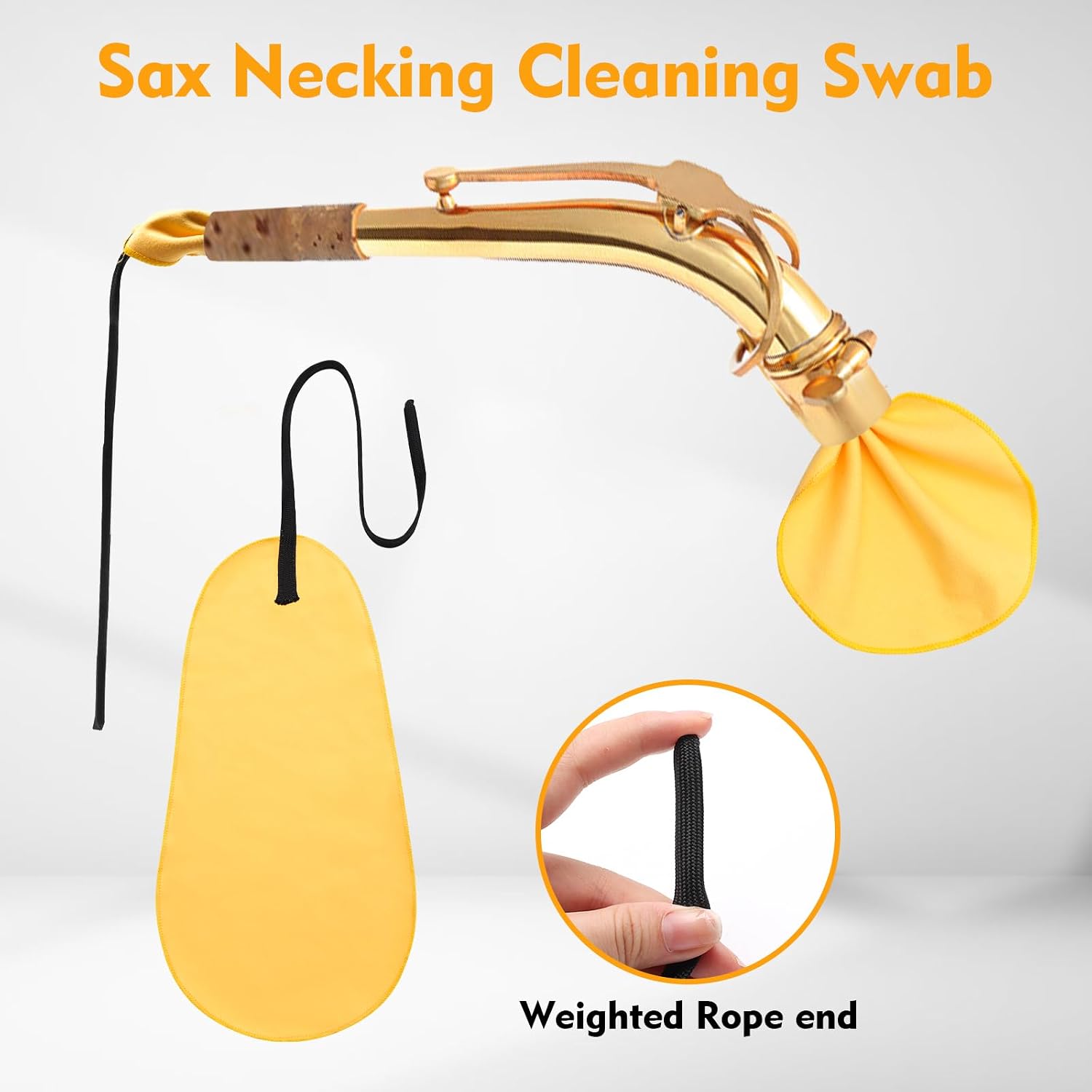 AHIER 7PCS Saxophone Cleaning Kit, Clarinet Cleaning Kit