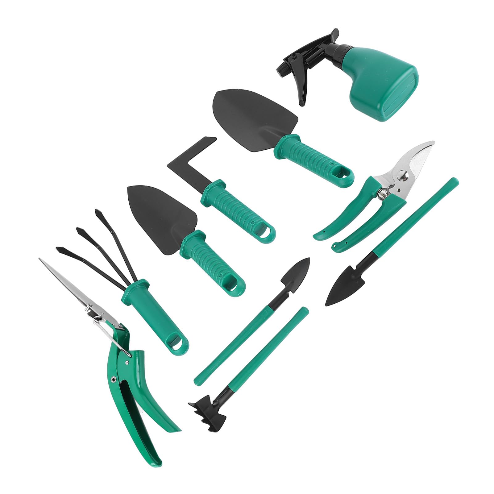 Zestaw narzędzi ogrodniczych Premium Iron Garden Tools Kit z nożyczkami, łopatami, puszkami ze sprayem do prac ogrodowych i ulicznych