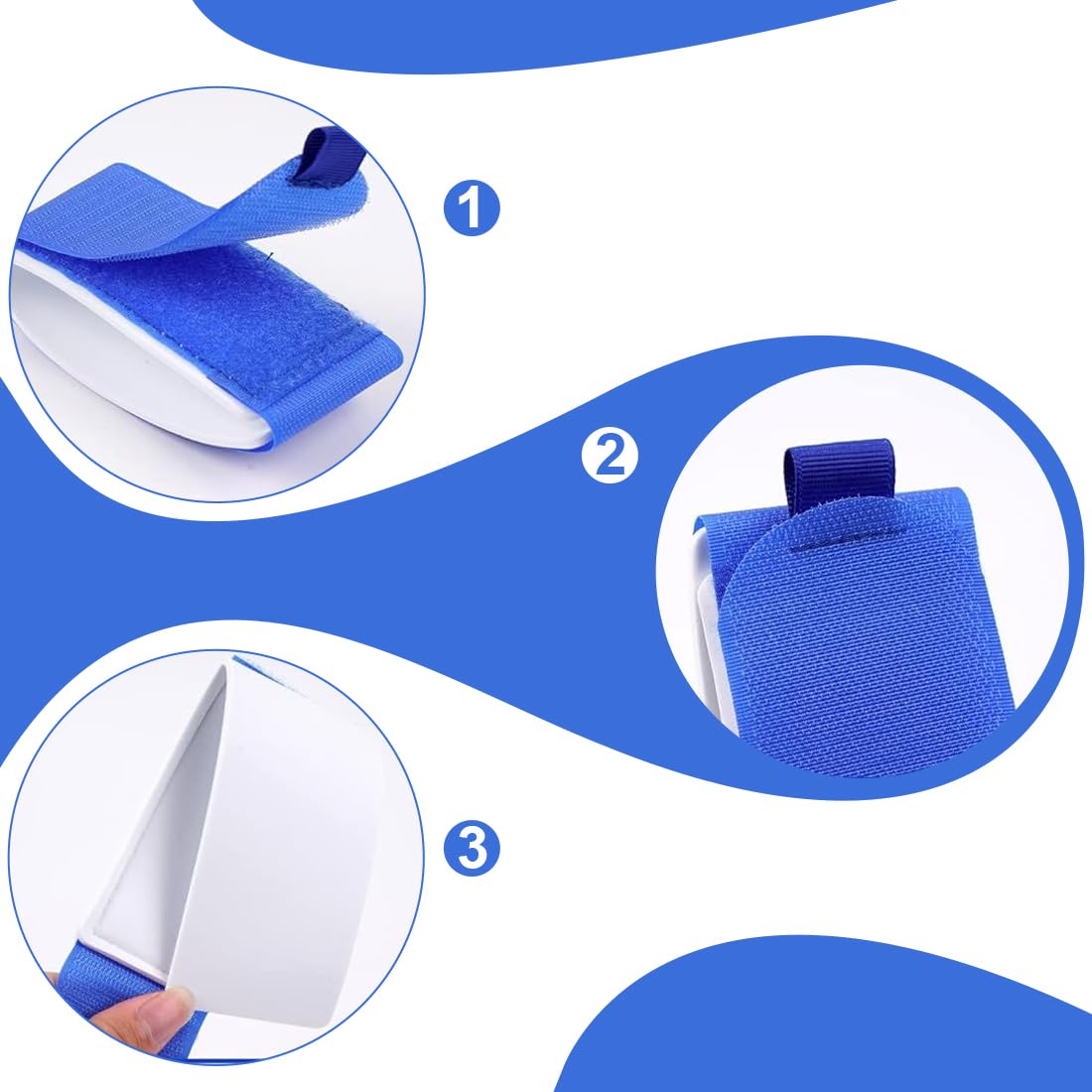XPEX 2 Pezzi Cinghie di fissaggio Bastoncini sci Cinghie da Sci Fascette Sci Cinghia Porta Sci Regolabile Cinghia da Sci in Nylon, Ski Straps con Cuscinetti Protettivi Eva Cinghia di Fissaggio