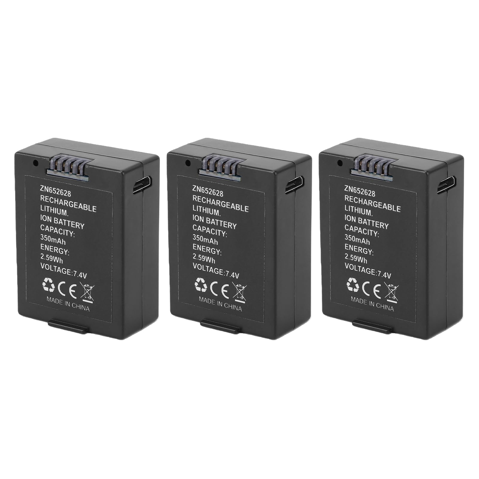 Jectse Batería para Helicóptero RC, 7.4V 350mAh, para RC ERA C187 EC135