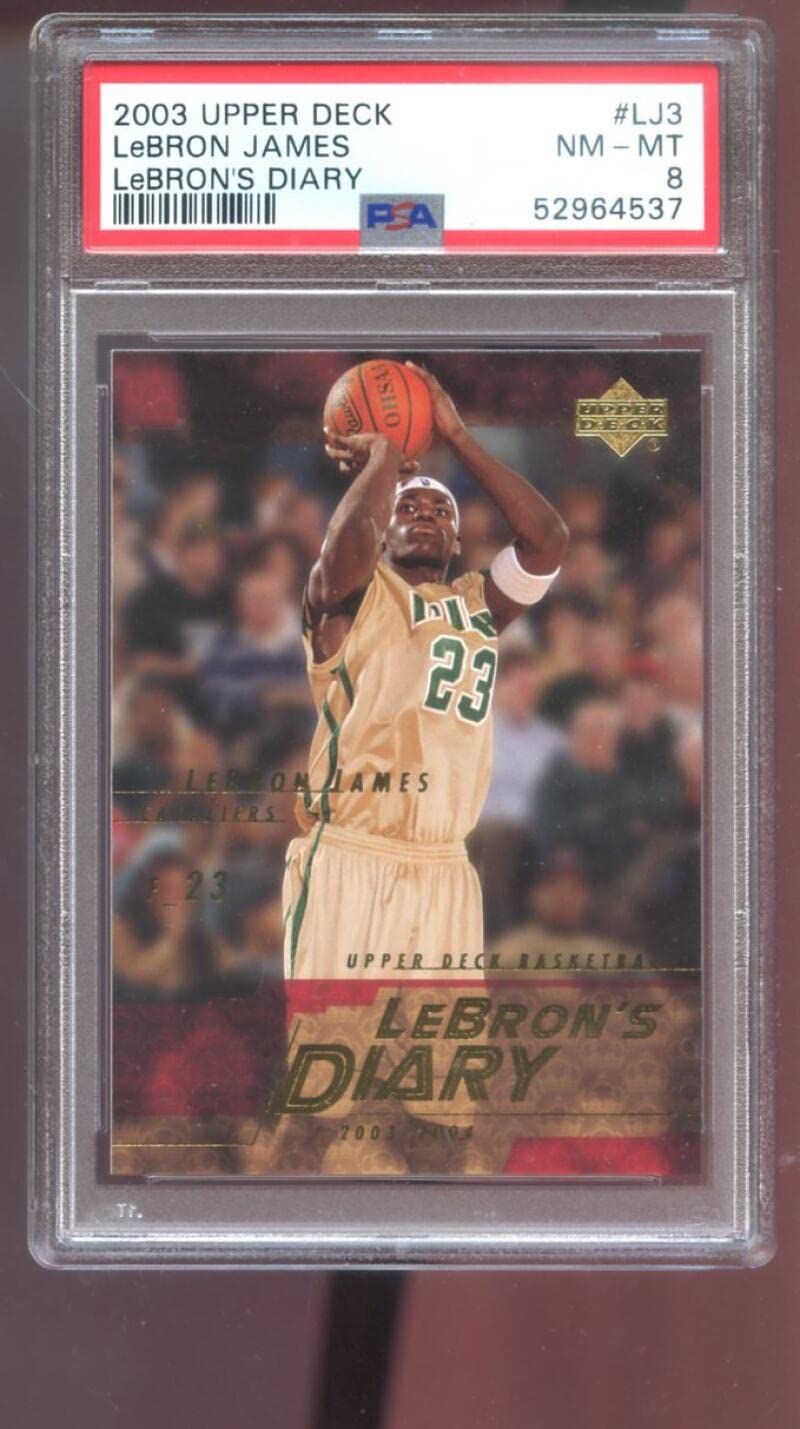 Amazon.com: 2003-04 Upper Deck #LJ3 Lebron James Diary ROOKIE RC
