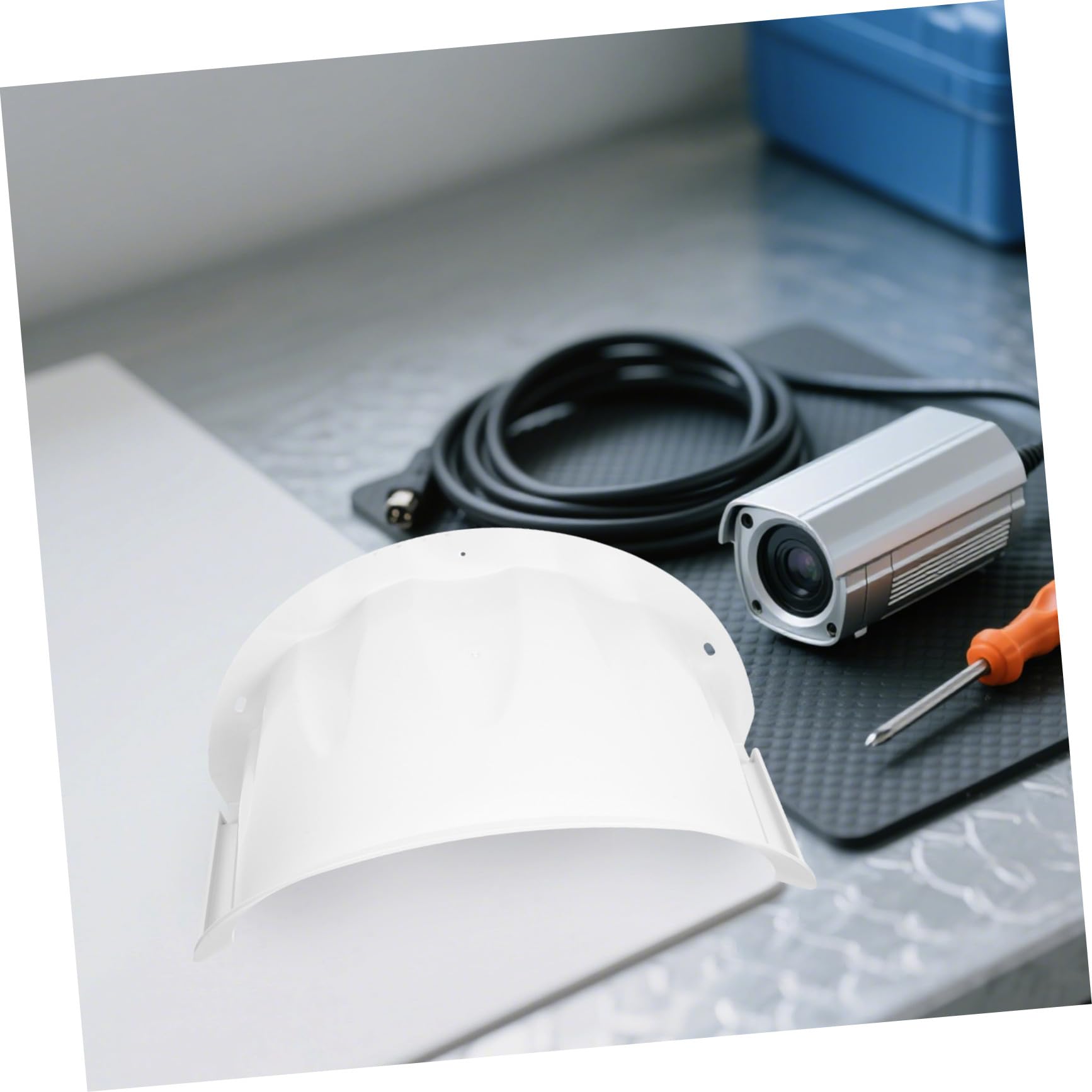 Operitacx 4pièces Protection pour Caméra Extérieure Étanche Protection Anti-Pluie et Soleil pour Caméra de Sécurité Boîtier pour Surveillance Extérieure