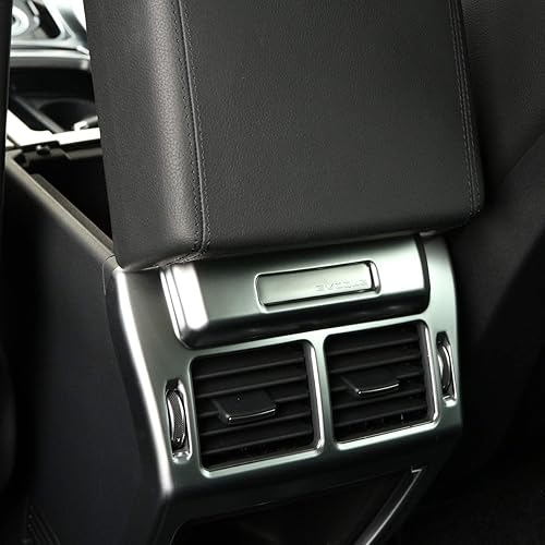 Miniatura 5 de YIWANG ABS cromo coche interior accesorios trasero aire acondicionado salida ventilación protección marco ajuste para Land Rover Range Rover Evoque