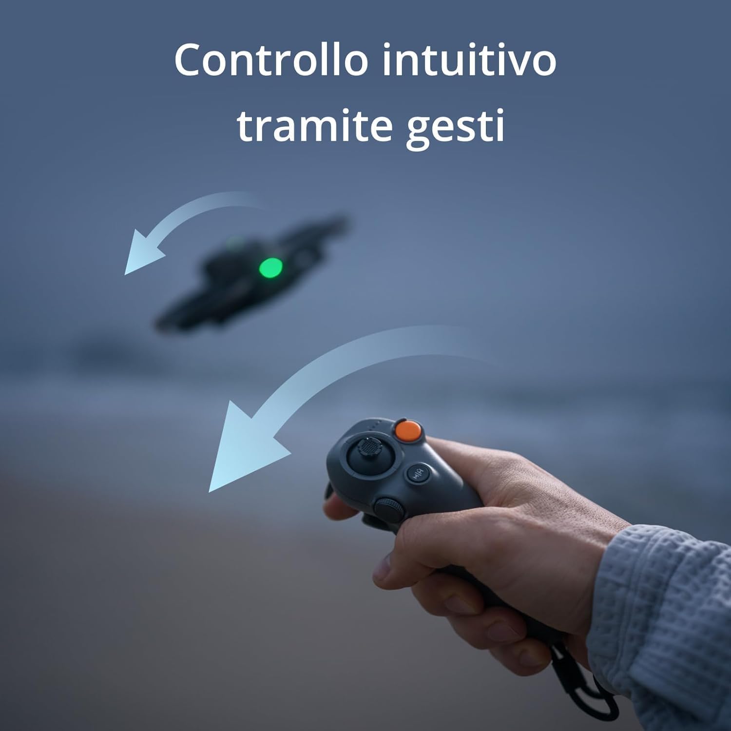 DJI Avata 2 Fly More Combo (1 batteria), Drone FPV con fotocamera 4K, Paraeliche integrati, 360 semplificati con una sola pressione, Goggles 3 e RC Motion 3 inclusi