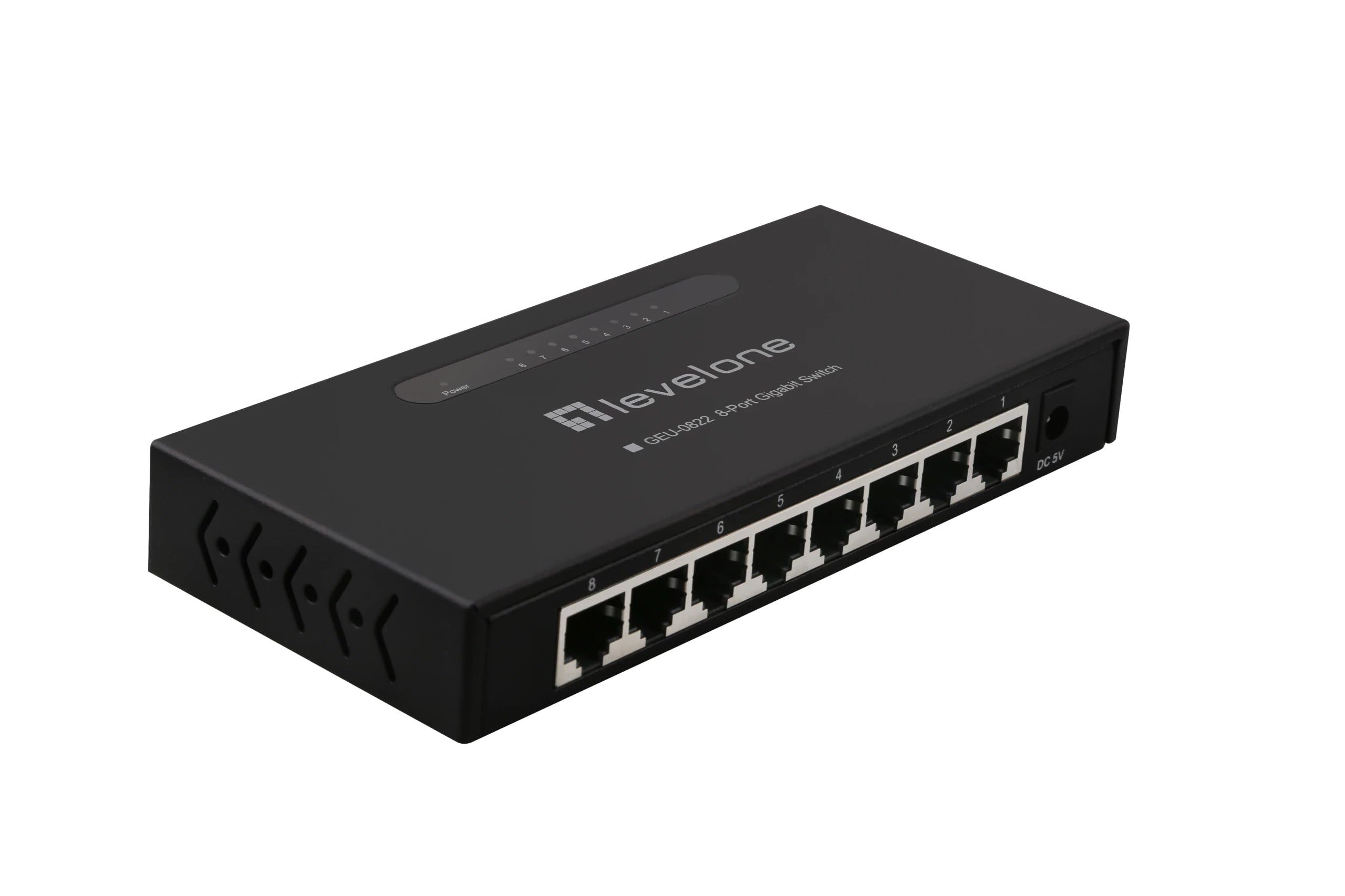 Level One GEU-0822 commutateur réseau Non-géré Gigabit Ethernet (10/100/1000) Noir