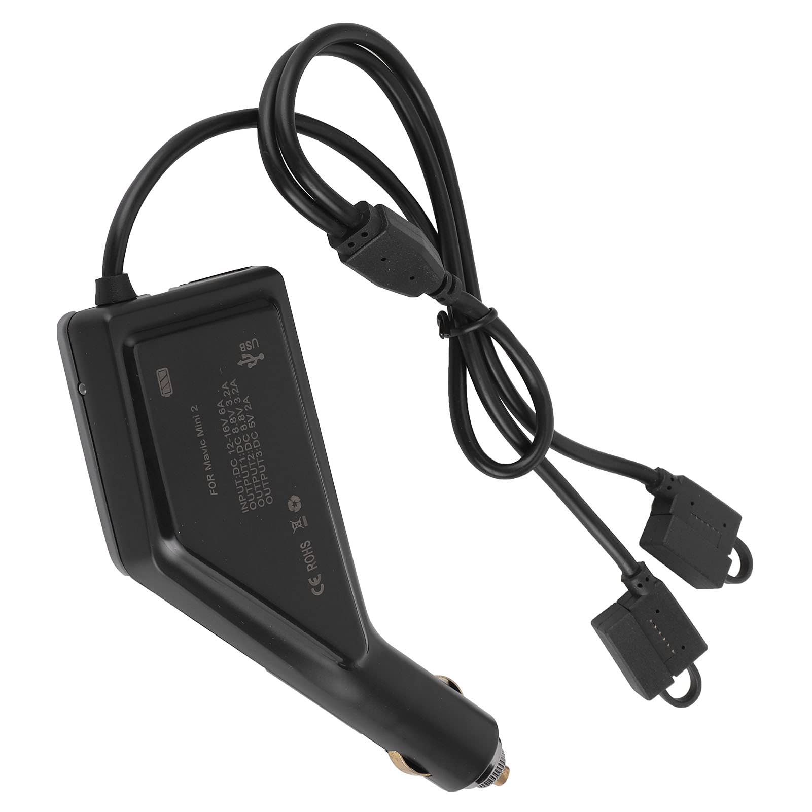 Interfaz USB Drone Cargador de Coche de Doble batería Apto para Mini 2 Drone Accesorio de Control Remoto
