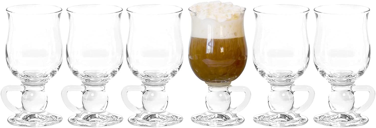 Godinger Dublin Irish Coffee Mugs Set of 4 Irish Coffee
