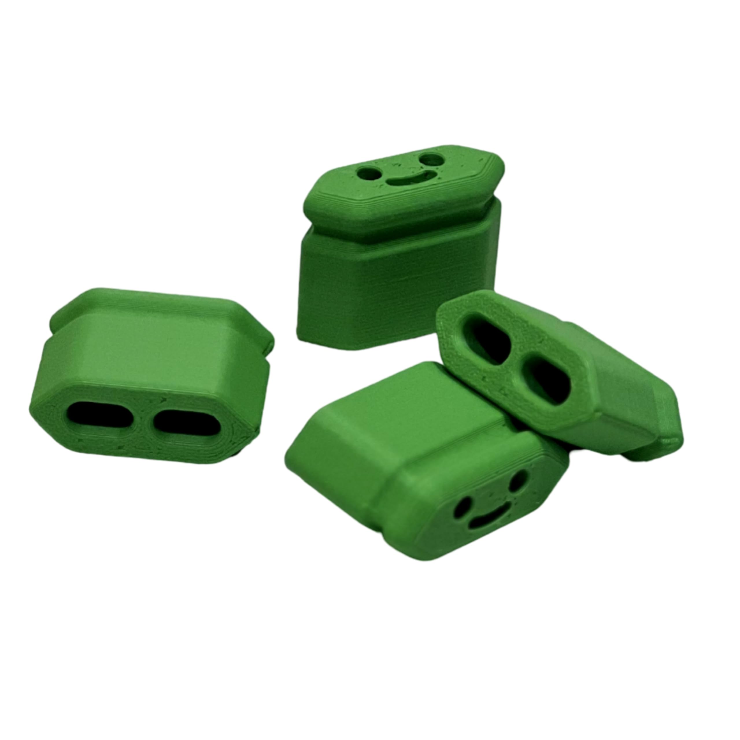 Set of 4 Protective Electric Cable Caps, EU CEE 7/16 Cable, Anti-Dust, Anti-Corrosion, for Charger Lamp, USB, Eco Responsible