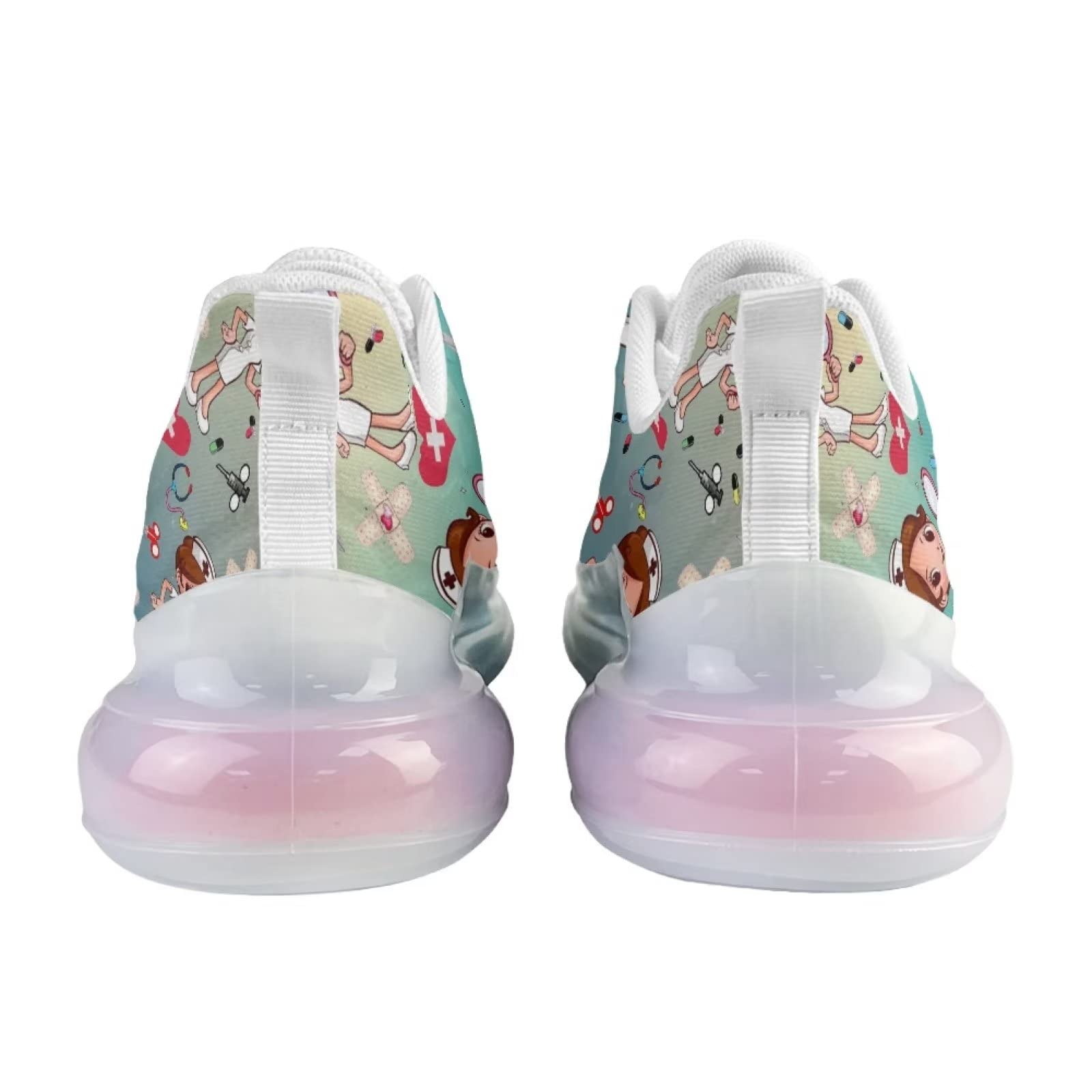 Scarpe da ginnastica da donna sportive sportive slip-on da donna scarpe da allenamento traspiranti leggere, Infermiera 12, 38 EU