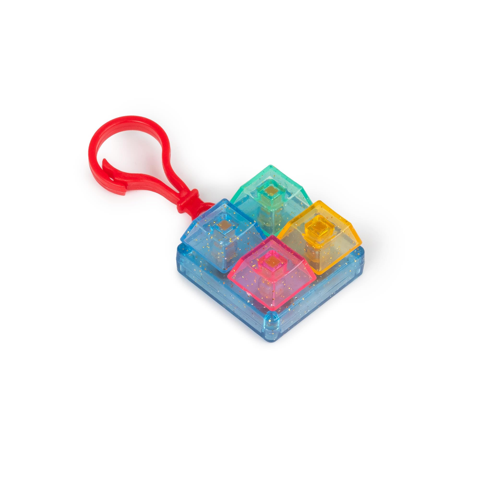 HGL GLITTER CLICKER KEYCHAIN - Ultimate Fidget Toy