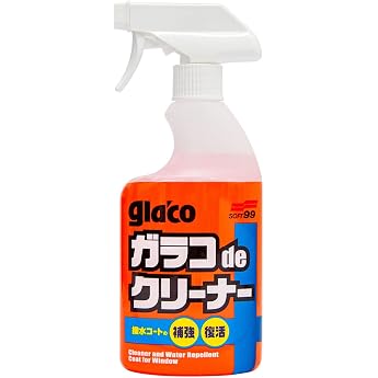Soft99 Glaco 04111 Water Repellent Garaco De Cleaner, 13.5 fl oz (400 ml), For Car and Residential Windows, Glass Mirrors, Wa