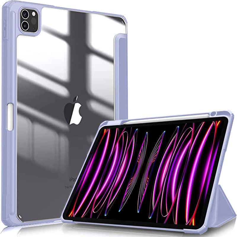 Robustrion for iPad Pro 11 inch Case Cover [2022/2021/2021 2nd 3rd 4th Gen Generation] Smart Hybrid Flip Stand Case with Pencil Holder [Auto Sleep Wake] - Lavender (B0BRZH5GC6) Amazon Price History, Amazon Price Tracker