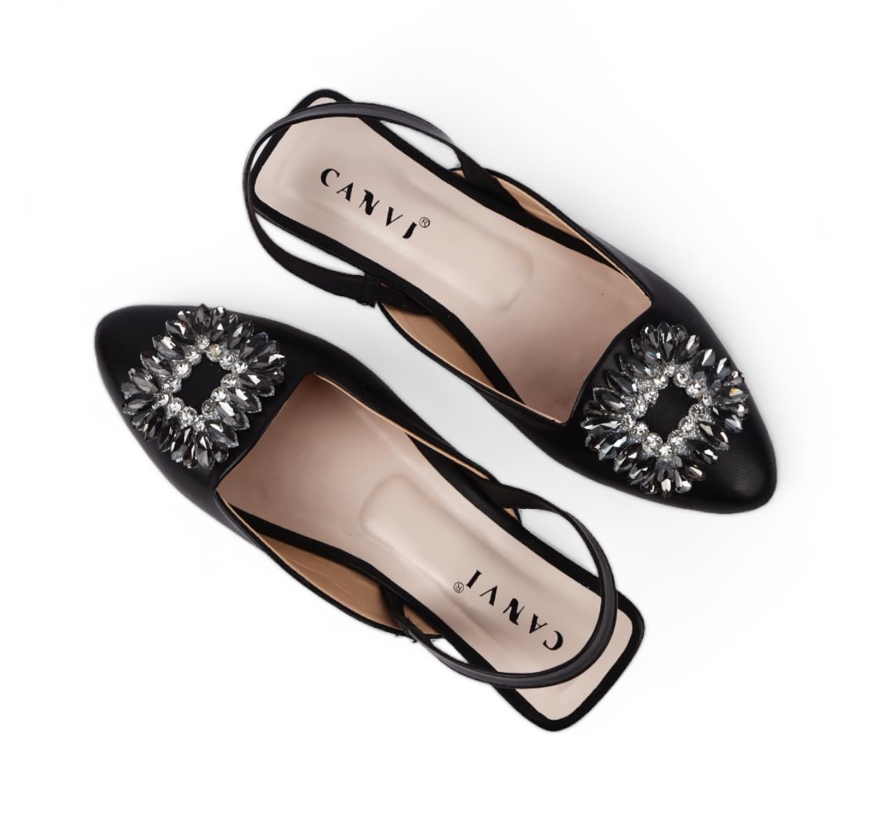 CANVI Stylish | Fancy | Comfortable Womens Ethnic Juti Flat Sandals for Women and Girl, Synthetic Leather Sequin Jutti Casual Beach Shoes Sandal (Black, 8) (B0CP63YFFF) Amazon Price History, Amazon Price Tracker