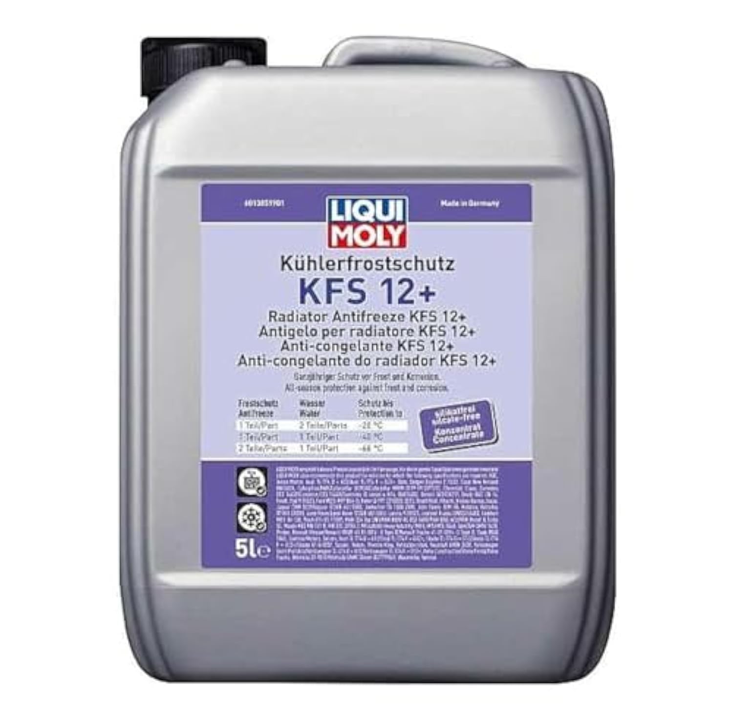 Liqui Moly KFS 2001/12 Radiator Anti Freeze Plus Fluid 5 Liter, Red