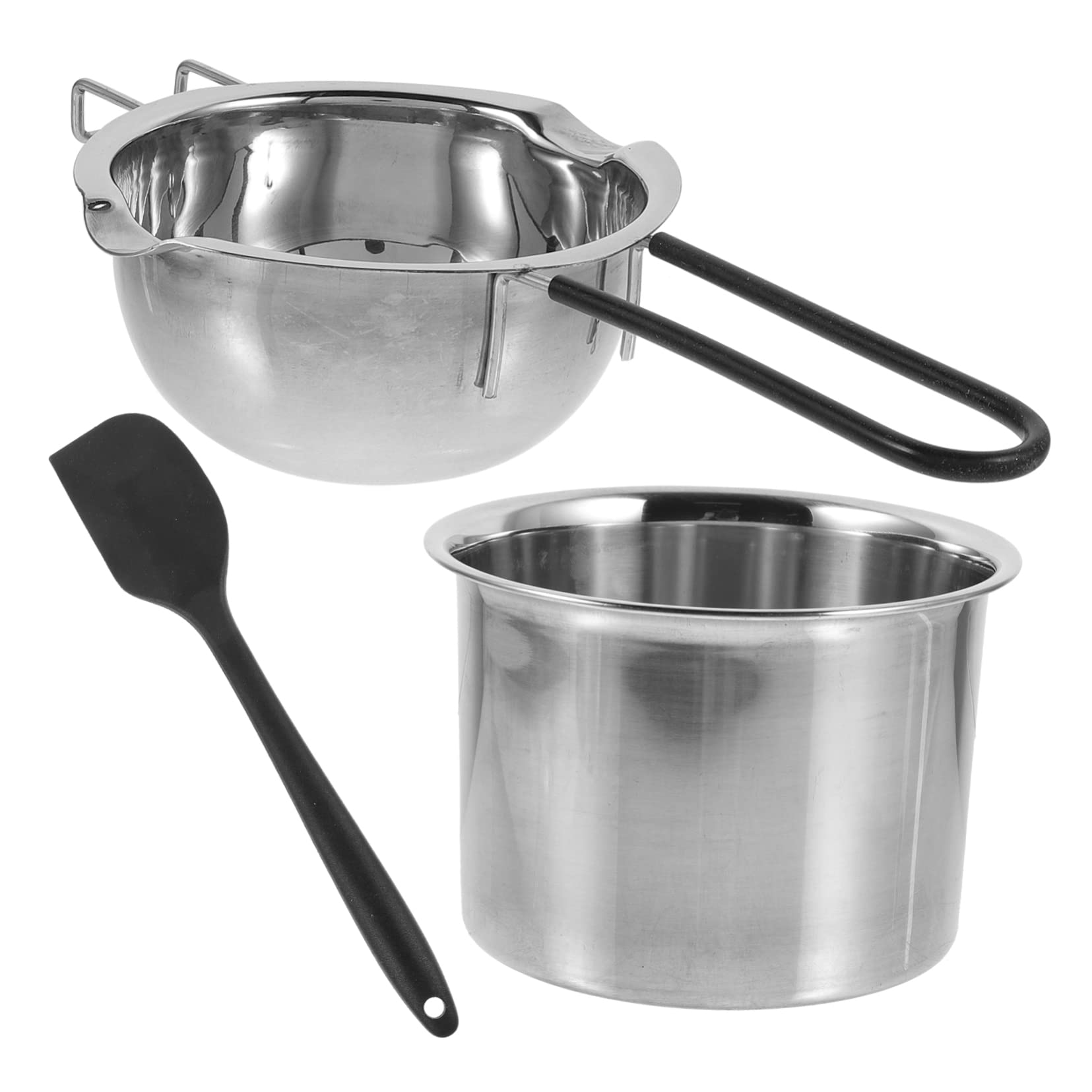 GRIRIW Melting Pot Set Double Boiler for Chocolate Cheese Butter Easy to Clean Lightweight Essential Kitchen Accessory Random Color