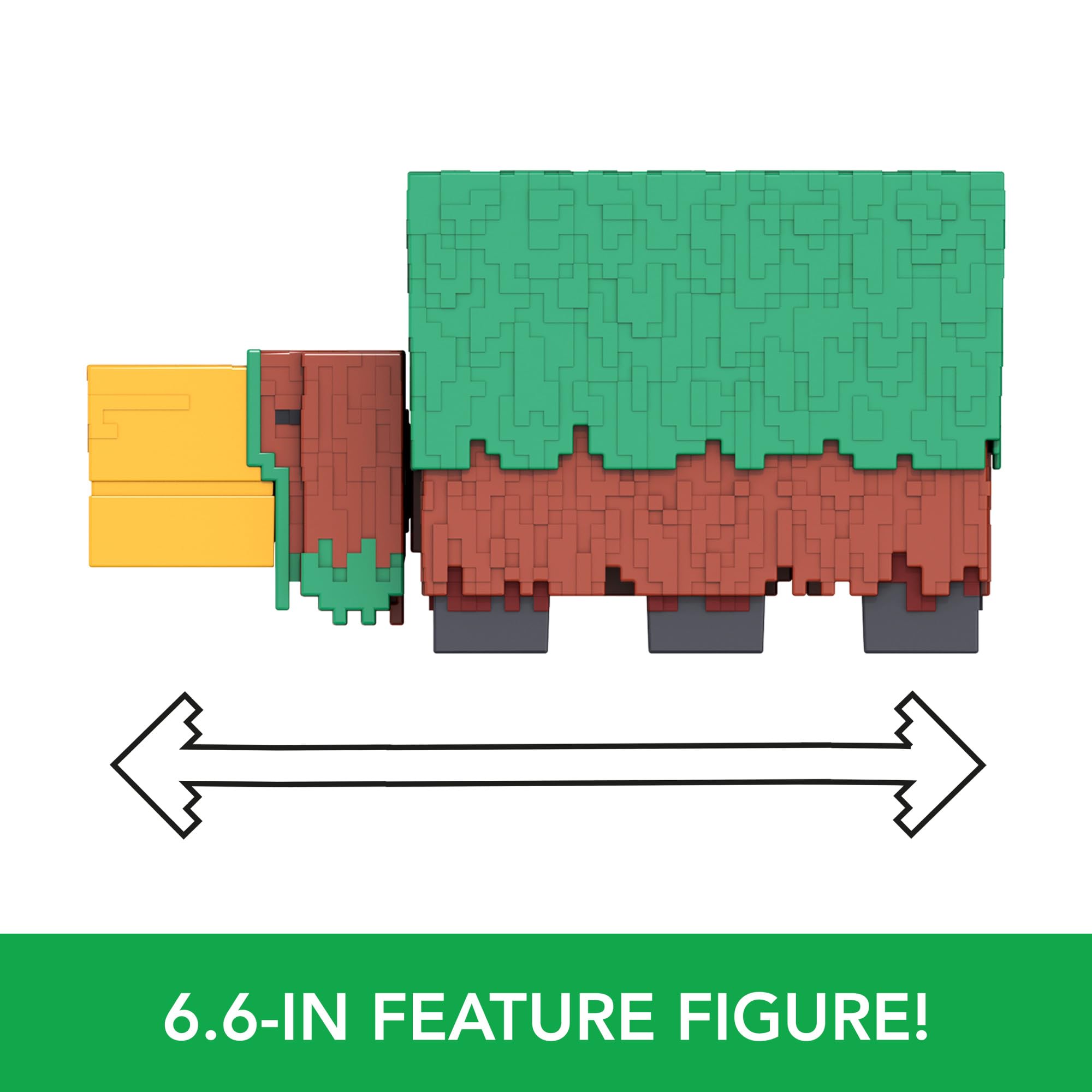Mattel Minecraft Sniffer Action Figure with Game-Accurate Sounds, 3.25-inch Scale Collectible Toy, Pixelated Design, HXM85 - Image 3