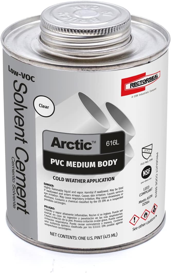 RectorSeal Arctic 616L Cemento Solvente PVC 1 Pinta miniatura 1