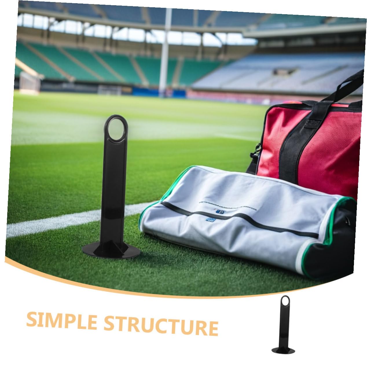 KOMBIUDA 20pezzi Supporto per Coni Disco in Plastica Supporto per Coni Marcatori da Calcio Attrezzatura Sportiva per Allenamento all Aperto Base Stabile per Allenamento di Squadra
