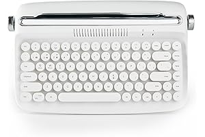 YUNZII ACTTO B303 Timeless Wireless Keyboard with Classic Typewriter Design
