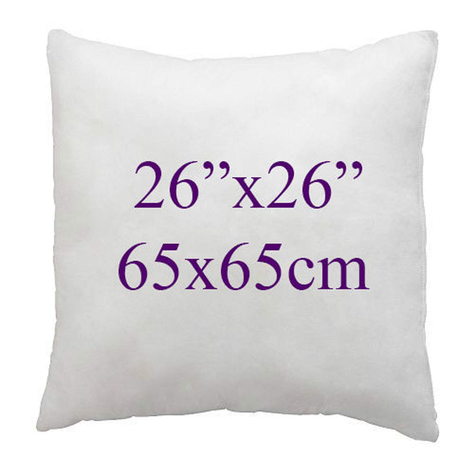 ARLINENS White Duck Feather Cushion pads Super Soft Inners, Inserts, Fillers, 100% Cotton Down Proof Cover, Hypoallergenic, (26"x26")